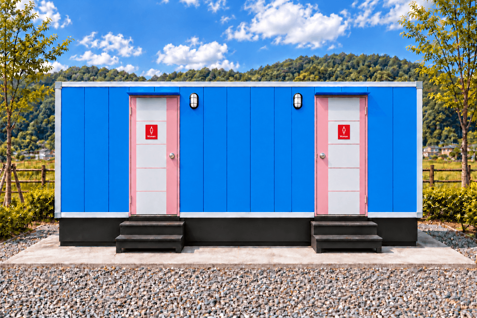 모바일 10조 화장실 · 여성용 외관