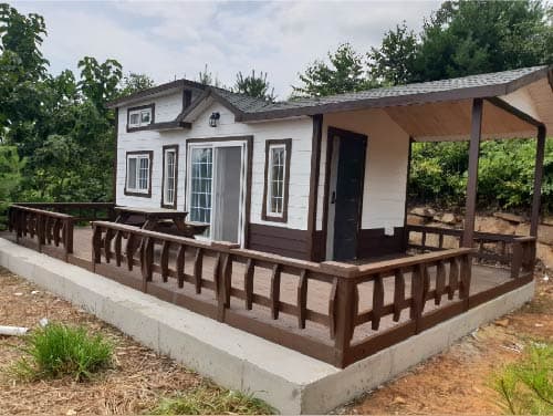 [충북 단양] 3×6.6 복층이동식주택 출고 이미지 4