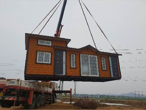 [전남 해남] 3×9 복층 이동식주택 출고 이미지 3