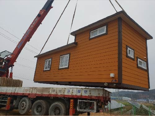 [전남 해남] 3×9 복층 이동식주택 출고 이미지 4