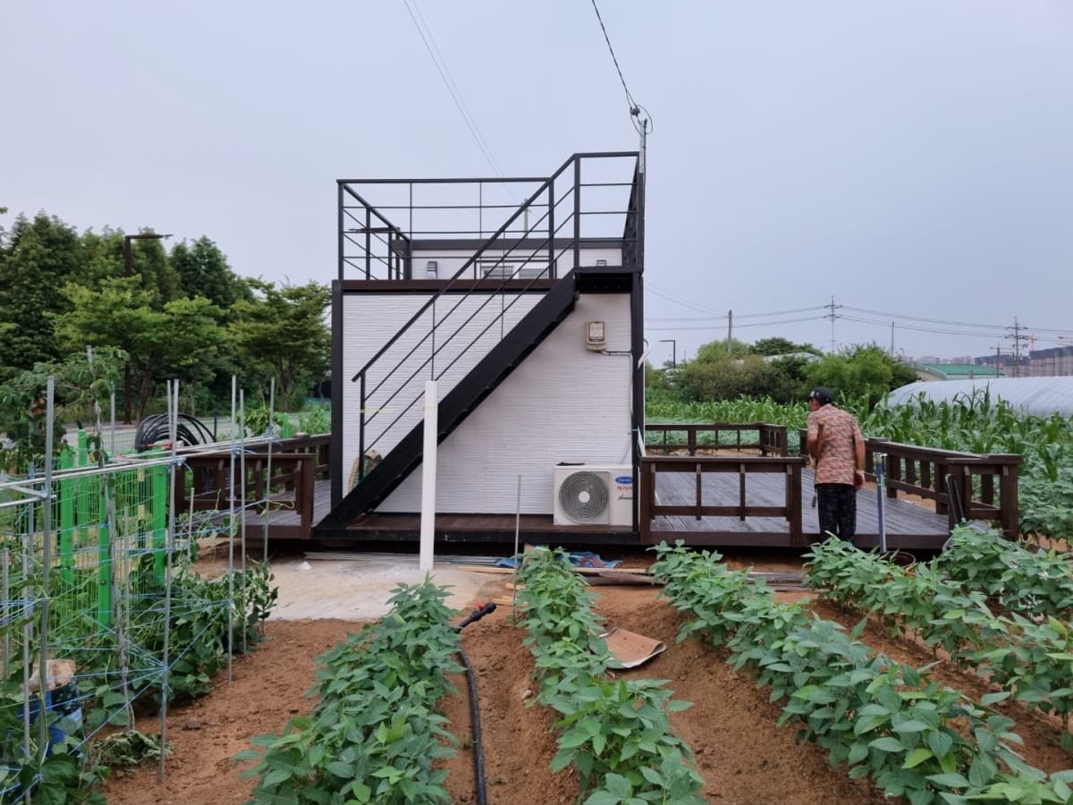 경기도 파주 3x6 이동식 농막 출고 이미지 8