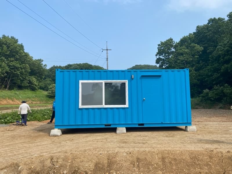 충남 당진 3x6 컨테이너 농막 출고 이미지 2