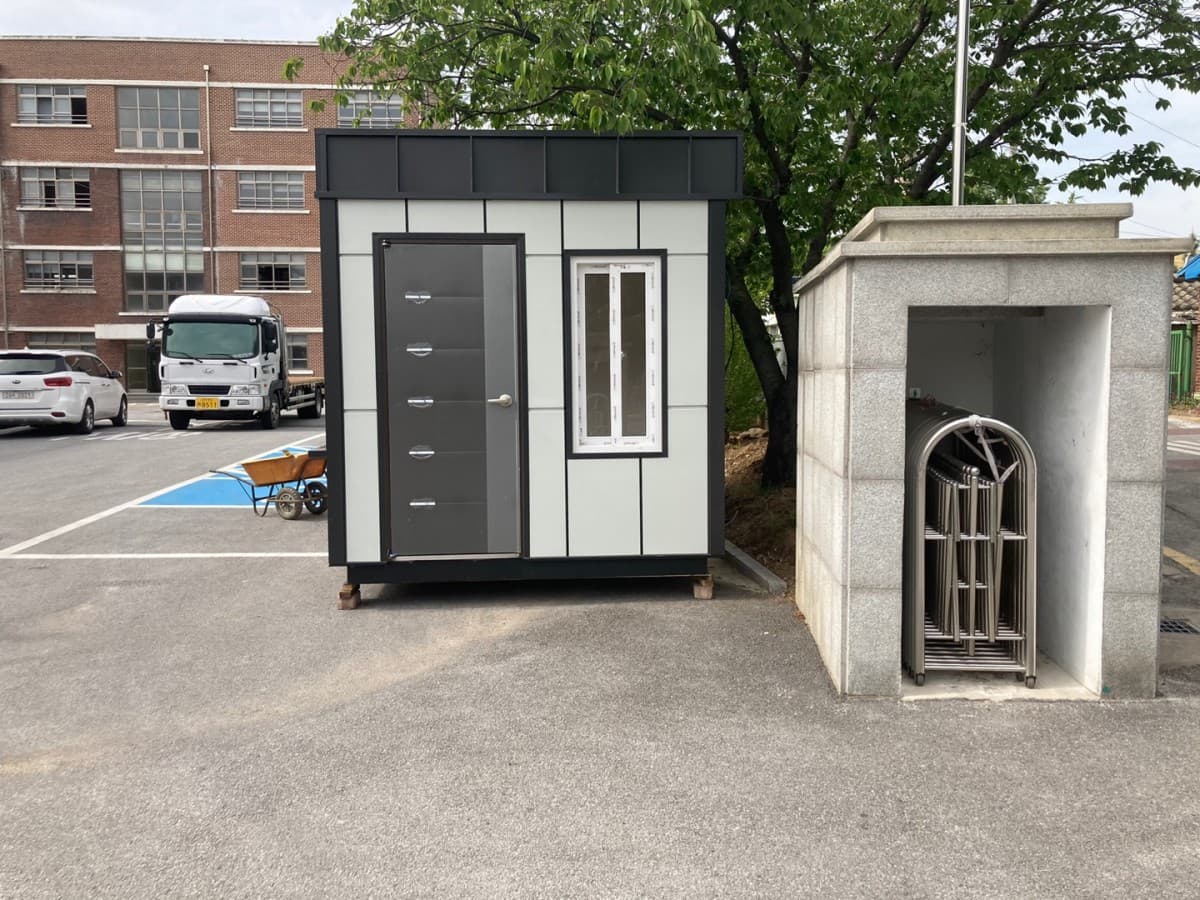 충남 논산 2.5x3.5 이동식 경비실 출고 이미지 3