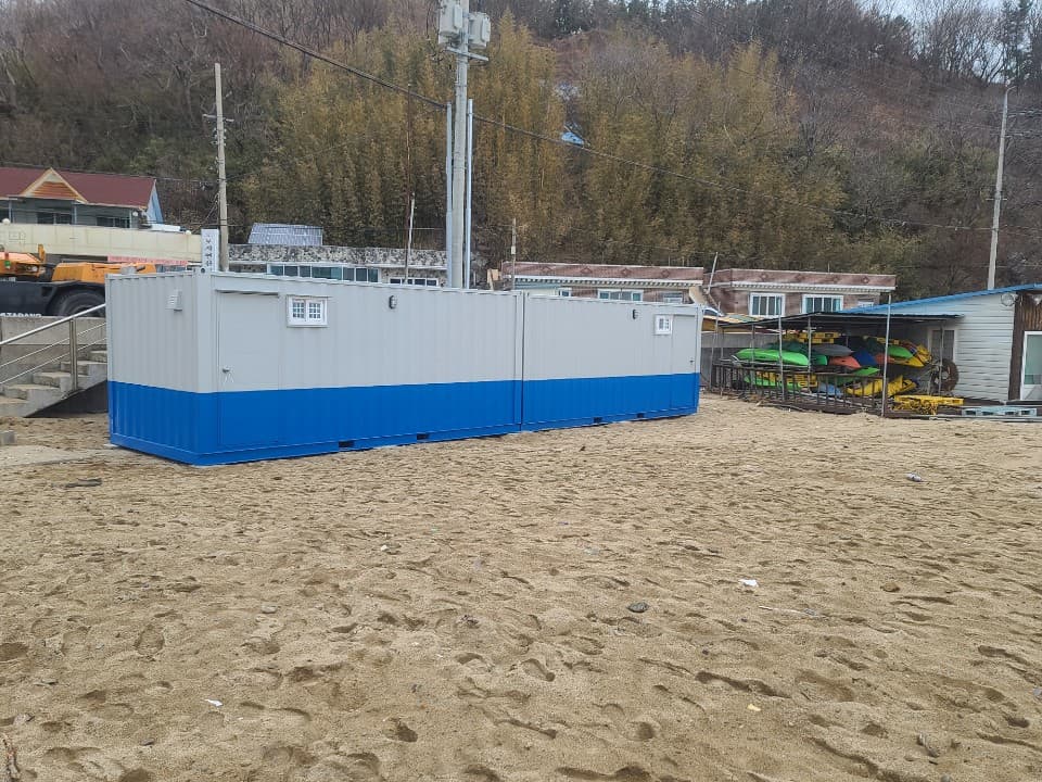 경북 영덕 3x9 이동식 샤워실 출고 이미지 4