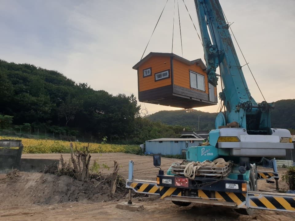 충북 충주 3x6 이동식 주택 출고 이미지 2