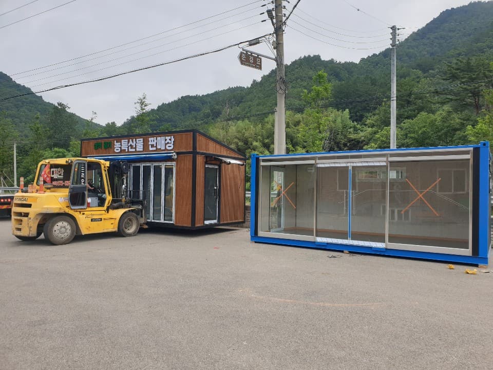 강원도 삼척 3x6 이동식 판매장 출고 이미지 2