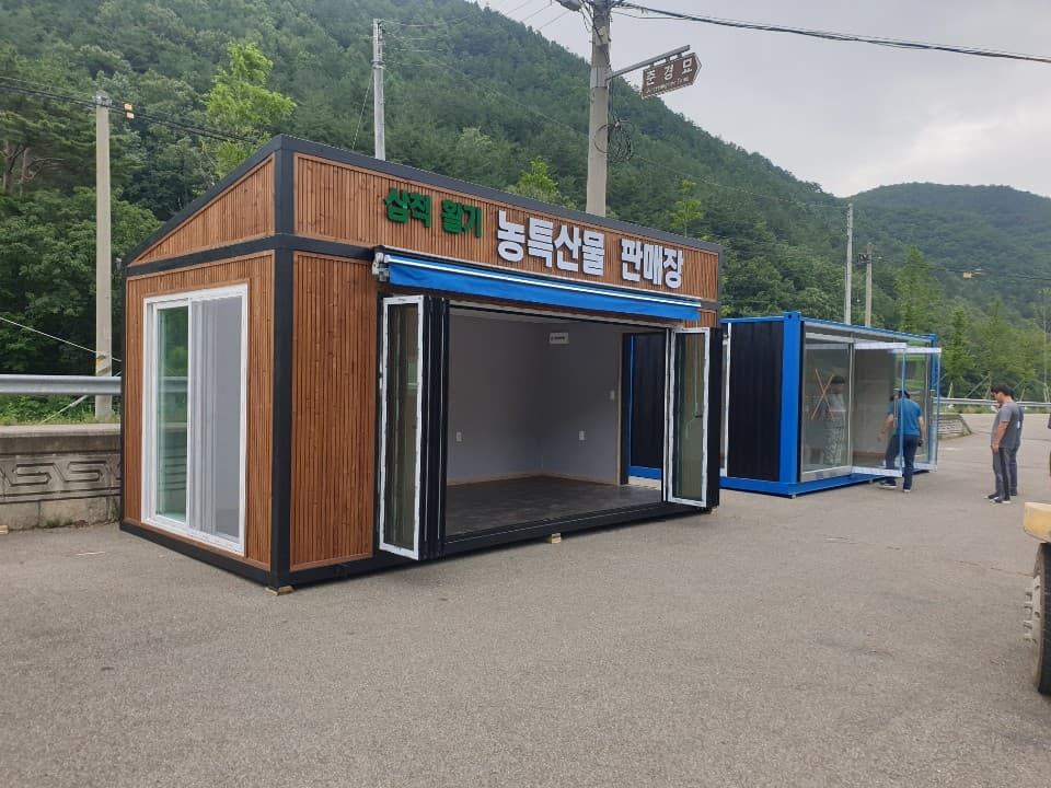 강원도 삼척 3x6 이동식 판매장 출고 이미지 3