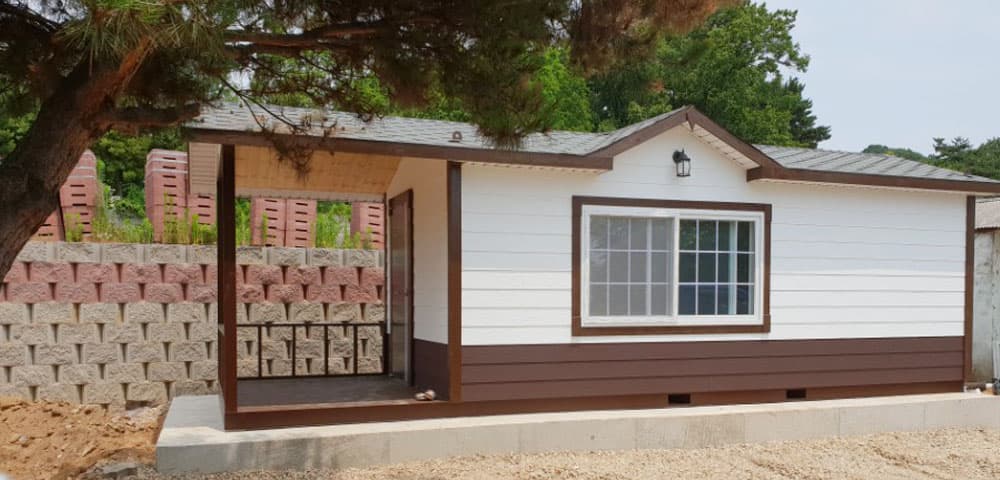 화성 3x6.5 이동식주택 포치포함 출고 이미지 2
