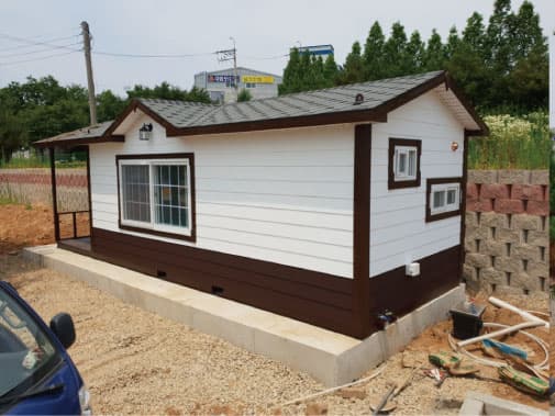 화성 3x6.5 이동식주택 포치포함 출고 이미지 3