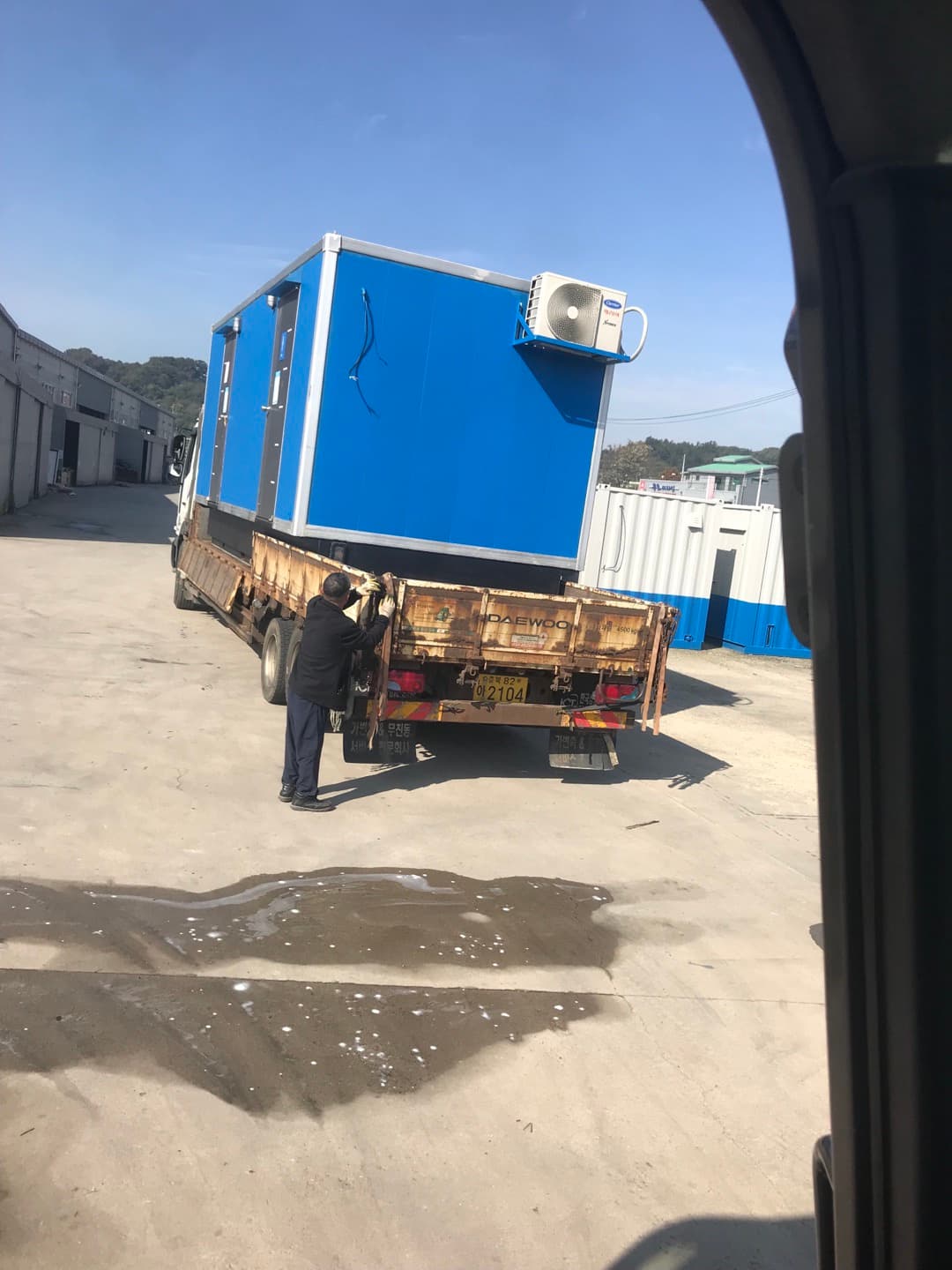 충북 충주 모바일화장실10조 공사장 임대 설치 사례 대표 이미지