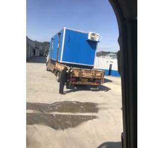 충북 충주 모바일화장실10조 공사장 임대 설치 사례